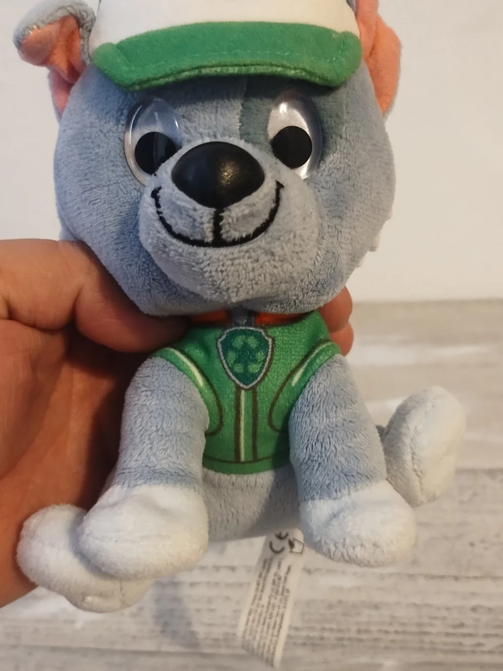 Paw Patrol Rocky Plush Toy with Green Cap